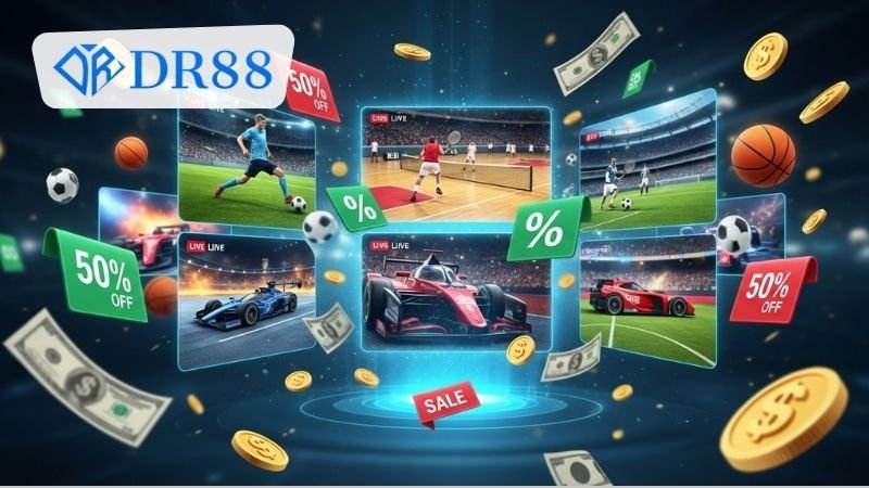 Sự hấp dẫn của chương trình giảm giá cược thể thao tại DR88 